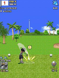 Free download java game Everybody's Golf Mobile on your mobile phone! Image №2