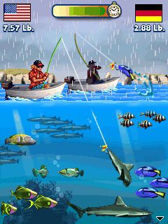 Free download java game Fishing Off The Hook 2 on your mobile phone! Image №2