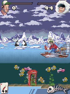 Free download java game Dynamite Fishing 2 on your mobile phone! Image №2