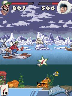 Free download java game Dynamite Fishing 2 on your mobile phone! Image №4