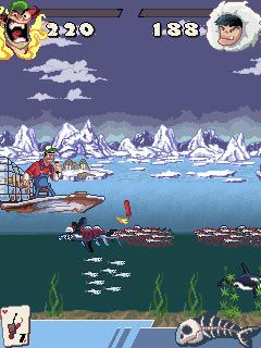Free download java game Dynamite Fishing 2 on your mobile phone! Image №6