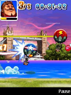 Free download java game Hot Balloon Race on your mobile phone! Image №6