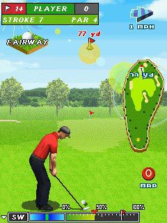 Free download java game Pro Golf 2010. World Tour on your mobile phone! Image №3