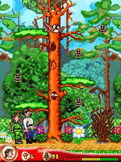 Free download java game Little Johnny in Search of the Banner on your mobile phone! Image №2
