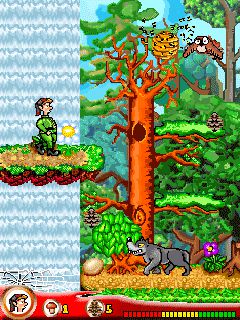 Free download java game Little Johnny in Search of the Banner on your mobile phone! Image №3