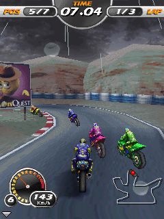 Free download java game 3D Moto Racing Evolved on your mobile phone! Image №4