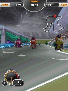 Free download java game 3D Moto Racing Evolved on your mobile phone! Image №5