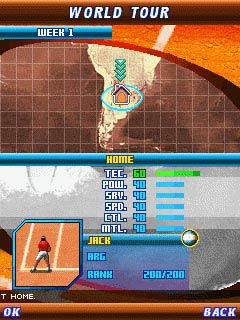 Free download java game Roland Garros 2009 on your mobile phone! Image №3