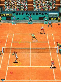 Free download java game Roland Garros 2009 on your mobile phone! Image №2