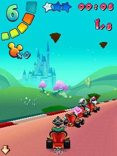 Free download java game Disneyland Kart Racer on your mobile phone! Image №2