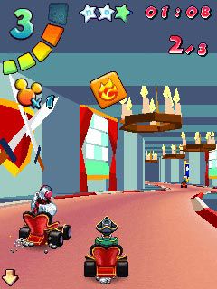 Free download java game Disneyland Kart Racer on your mobile phone! Image №4