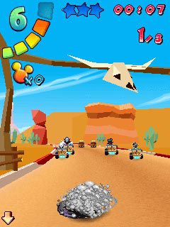 Free download java game Disneyland Kart Racer on your mobile phone! Image №5
