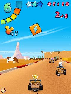 Free download java game Disneyland Kart Racer on your mobile phone! Image №6