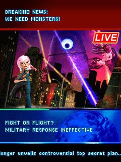 Free download java game Monsters vs. Aliens The Mobile Game on your mobile phone! Image №3