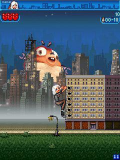 Free download java game Monsters vs. Aliens The Mobile Game on your mobile phone! Image №2
