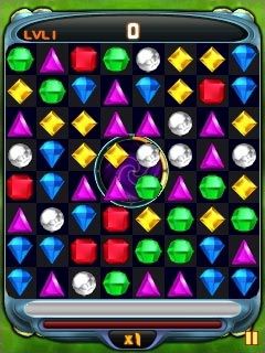 Free download java game Bejeweled Twist on your mobile phone! Image №2