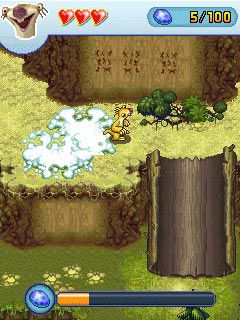 Free download java game Ice Age 3: Dawn of Dinosaurs on your mobile phone! Image №2