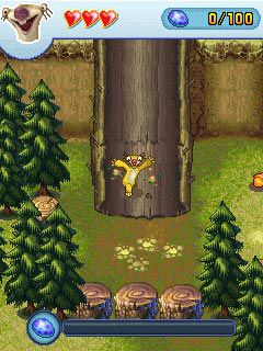 Free download java game Ice Age 3: Dawn of Dinosaurs on your mobile phone! Image №3