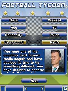 Free download java game Football tycoon on your mobile phone! Image №2
