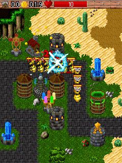 Free download java game Vampires Dawn: Battle Towers on your mobile phone! Image №2