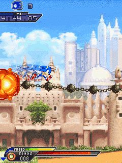 Free download java game Sonic: Unleashed on your mobile phone! Image №4