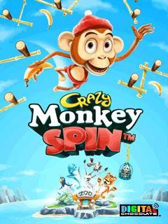 Free download java game Crazy Monkey Spin on your mobile phone!