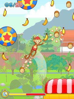 Free download java game Crazy Monkey Spin on your mobile phone! Image №2