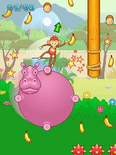 Free download java game Crazy Monkey Spin on your mobile phone! Image №4