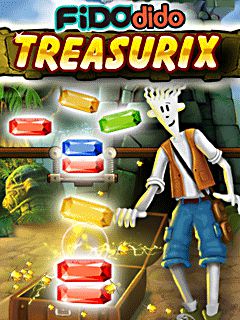 Free download java game Fido Dido Treasurix on your mobile phone!