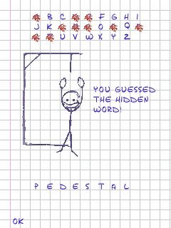 Free download java game Hangman Deluxe + Bluetooth on your mobile phone! Image №5