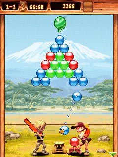 Free download java game Bubble Bash 2 on your mobile phone! Image №2