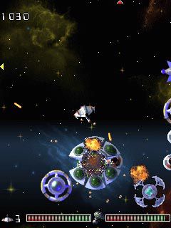 Free download java game Asteroid Zone on your mobile phone! Image №3