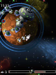 Free download java game Asteroid Zone on your mobile phone! Image №5