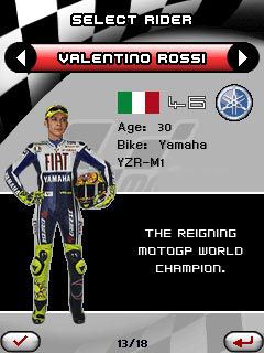 Free download java game Moto GP 09 on your mobile phone! Image №4
