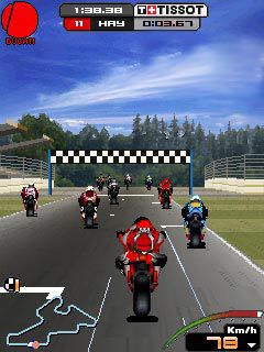 Free download java game Moto GP 09 on your mobile phone! Image №3