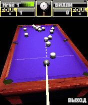 Free download java game Ultimate 3D Russian Billiards on your mobile phone! Image №2