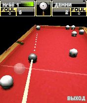 Free download java game Ultimate 3D Russian Billiards on your mobile phone! Image №4