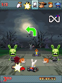 Free download java game Rayman Kart on your mobile phone! Image №3