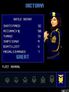 Free download java game Naval Battle: Mission Commander on your mobile phone! Image №3
