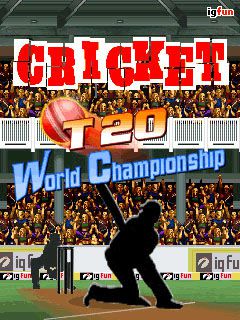 Free download java game Cricket T20 World Championship on your mobile phone!