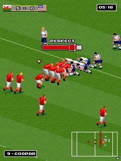 Free download java game Real Rugby on your mobile phone! Image №6
