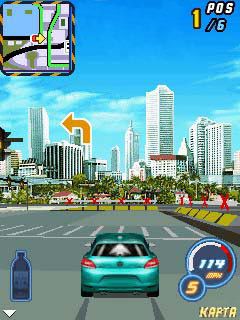 Free download java game Nitro Street Racing 2 on your mobile phone! Image №6