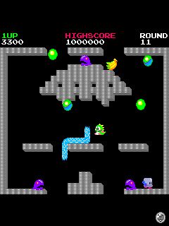 Free download java game Bubble Bobble on your mobile phone! Image №3