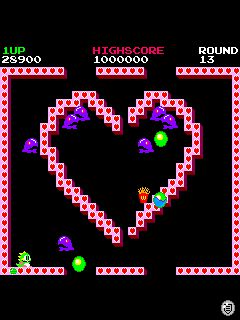 Free download java game Bubble Bobble on your mobile phone! Image №4