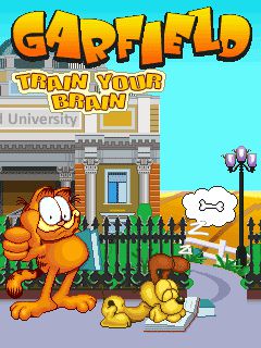 Free download java game Garfield: Train Your Brain on your mobile phone!