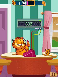 Free download java game Garfield: Train Your Brain on your mobile phone! Image №2