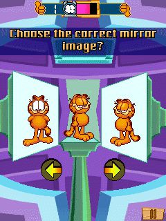 Free download java game Garfield: Train Your Brain on your mobile phone! Image №4