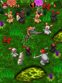 Free download java game Zombie Rabbit Hunter on your mobile phone! Image №3