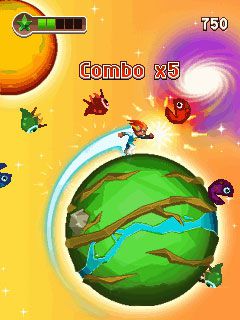 Free download java game Captain Galactic: Super Space Hero on your mobile phone! Image №3