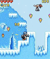 Free download java game Ali The Penguin on your mobile phone! Image №5